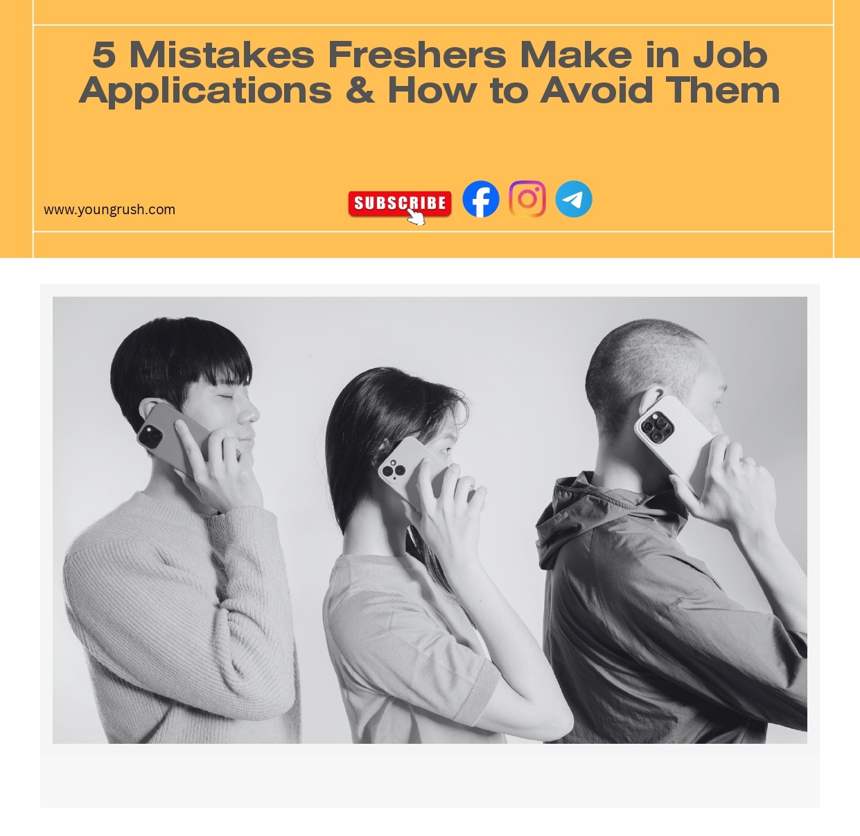 5 Mistakes Freshers Make in Job Applications & How to Avoid Them